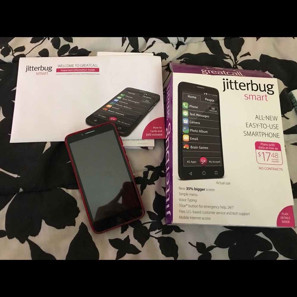 GreatCall Jitterbug Black Smartphone